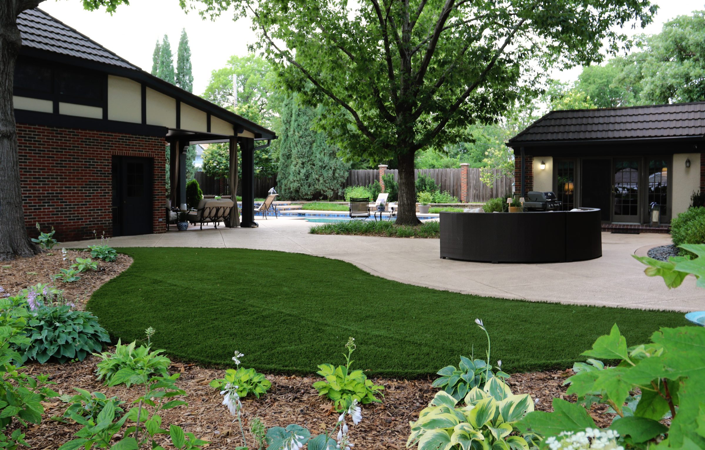 Artificial turf project in Houston, TX