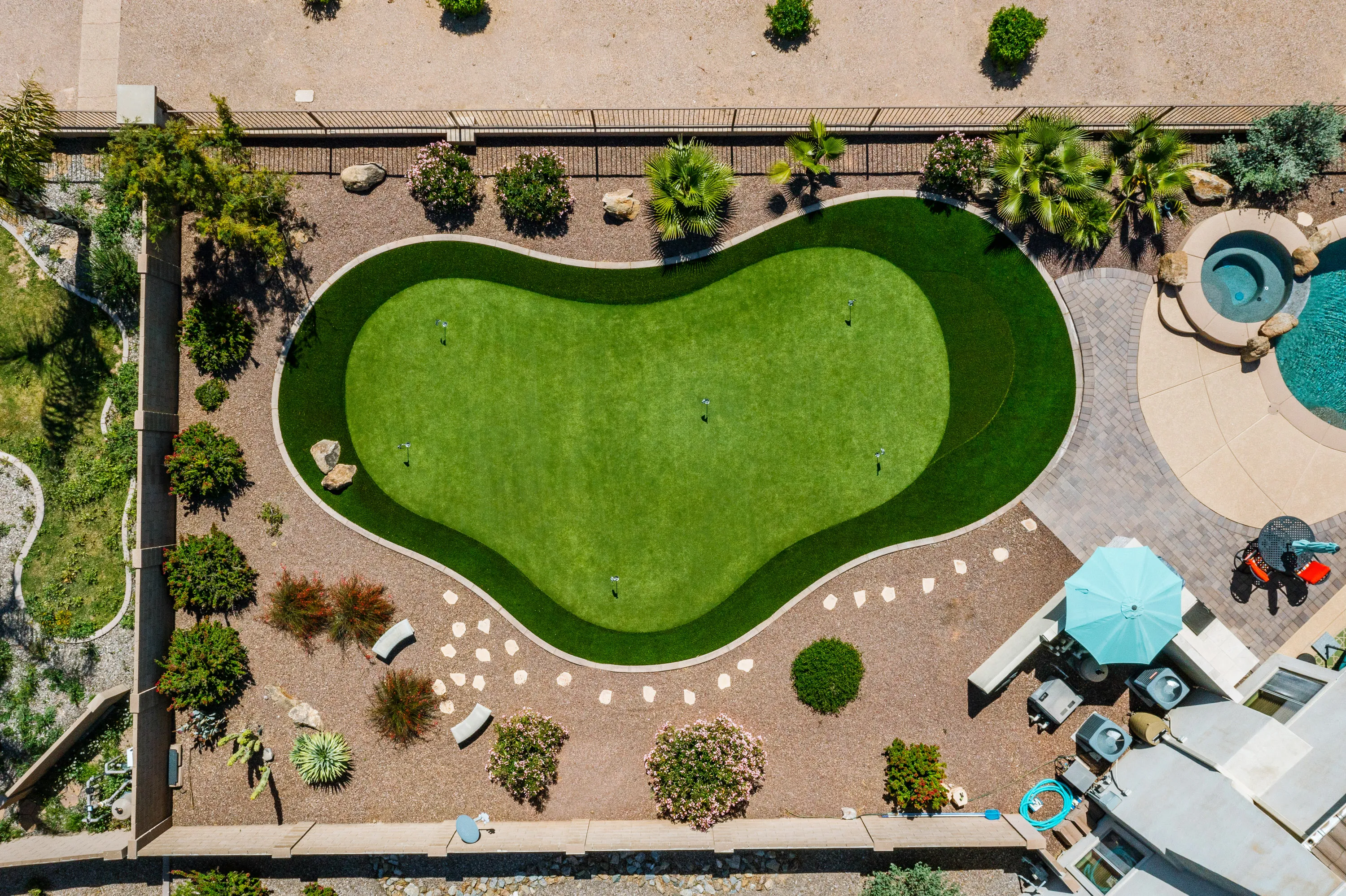 Artificial Turf Putting Green Installation