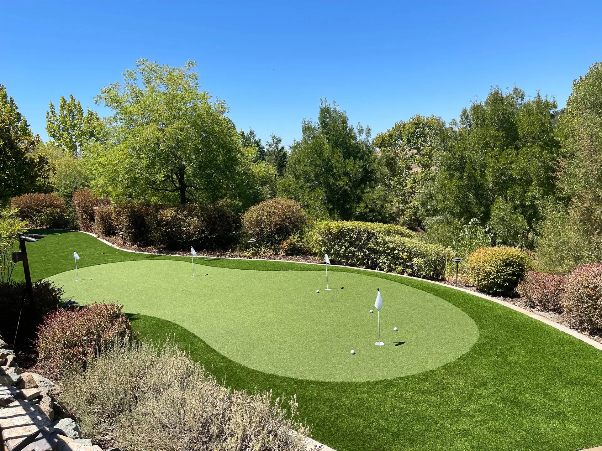 Artificial Turf Putting Green Installation