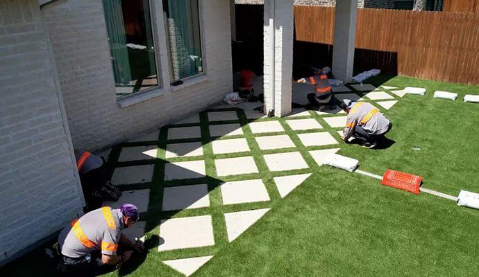 Residential Artificial Turf Installation